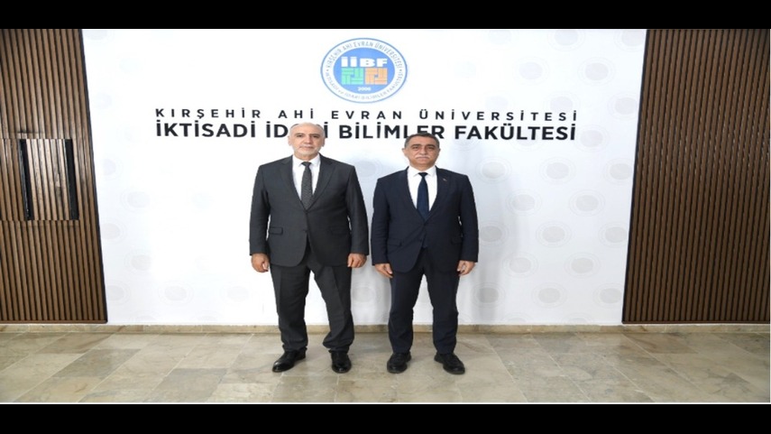 Rektörümüz Prof. Dr. Mustafa Kasım KARAHOCAGİL’den İİBF Fakültesine Hayırlı Olsun Ziyareti
